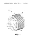 ELECTRIC MACHINE WITH END RING AND SUPPORTING TAB diagram and image