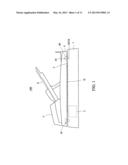 AUTOMATICALLY CLOSING HINGE AND ELECTRONIC DEVICE USING SUCH HINGE diagram and image