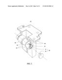 AUTOMATICALLY CLOSING HINGE AND ELECTRONIC DEVICE USING SUCH HINGE diagram and image