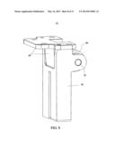 AUTOMATICALLY CLOSING HINGE AND ELECTRONIC DEVICE USING SUCH HINGE diagram and image