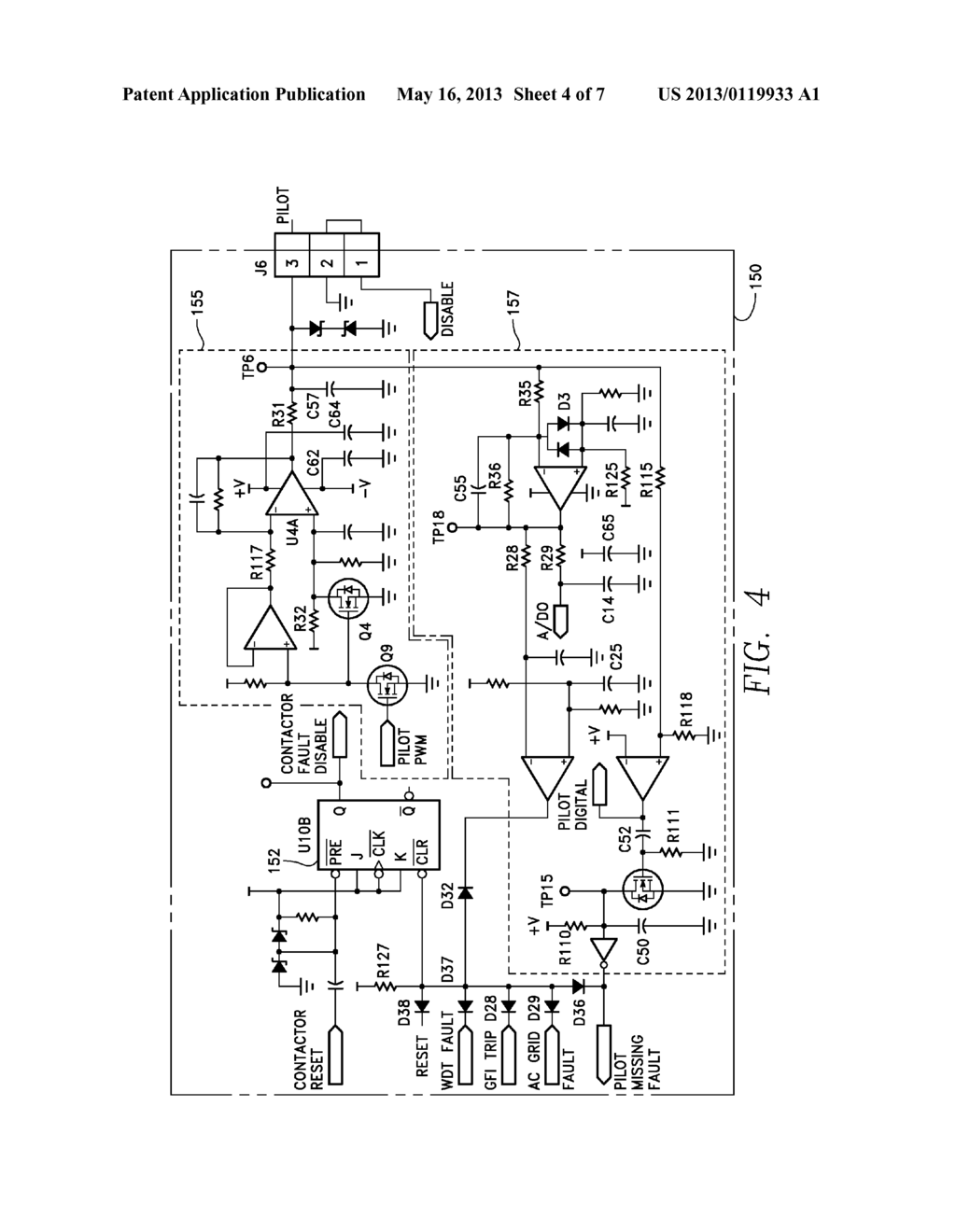 GROUND FAULT INTERRUPT CIRCUIT FOR ELECTRIC VEHICLE - diagram, schematic, and image 05