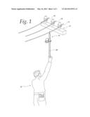 High voltage detection in power system electrical high voltage line diagram and image