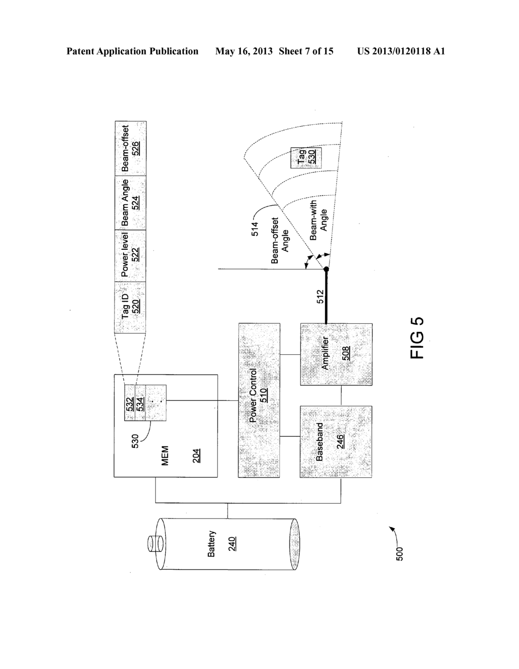 Method and Apparatus for Power Management for a Radio Frequency     Identification System - diagram, schematic, and image 08