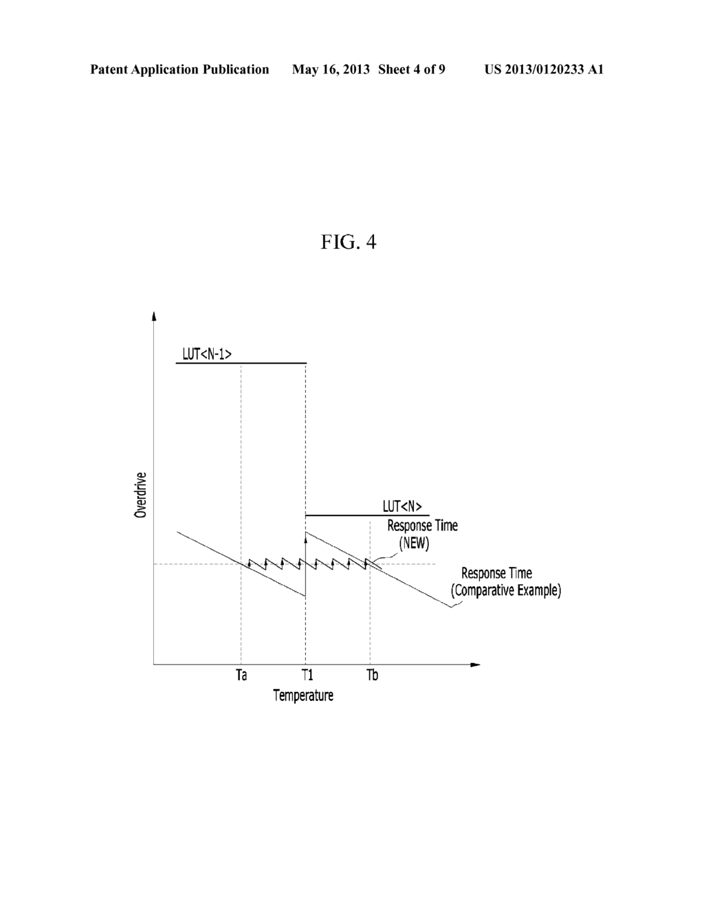 LIQUID CRYSTAL DISPLAY AND METHOD OF DISPLAYING IMAGE THEREON - diagram, schematic, and image 05