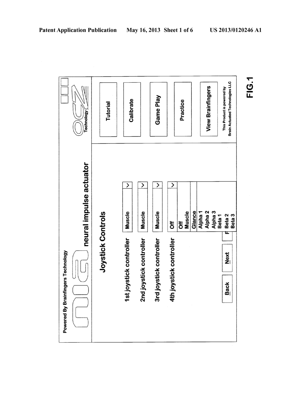 METHOD AND APPARATUS FOR USING BIOPOTENTIALS FOR SIMULTANEOUS MULTIPLE     CONTROL FUNCTIONS IN COMPUTER SYSTEMS - diagram, schematic, and image 02