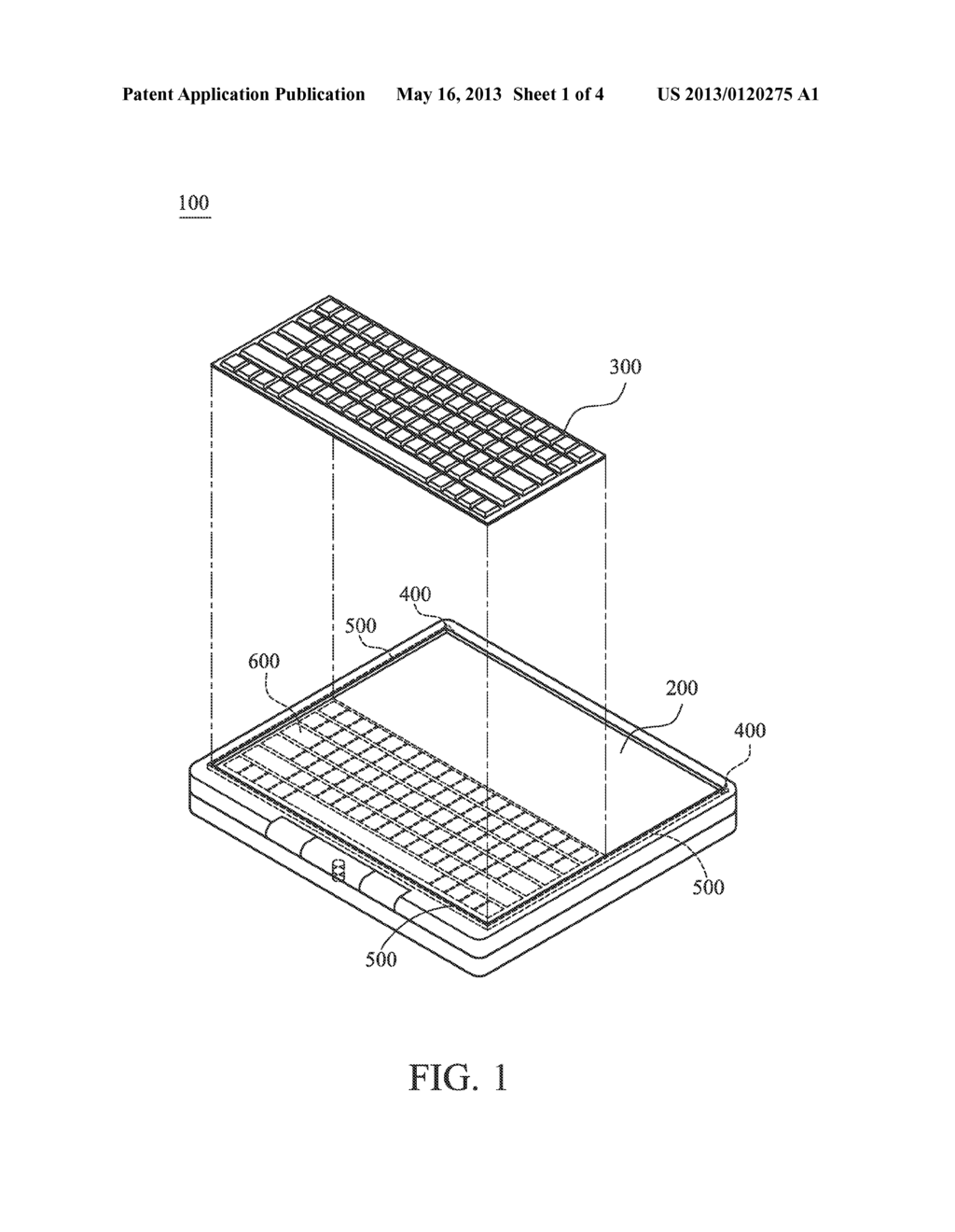 OPTICAL TOUCH DEVICE AND KEYBOARD THEREOF - diagram, schematic, and image 02