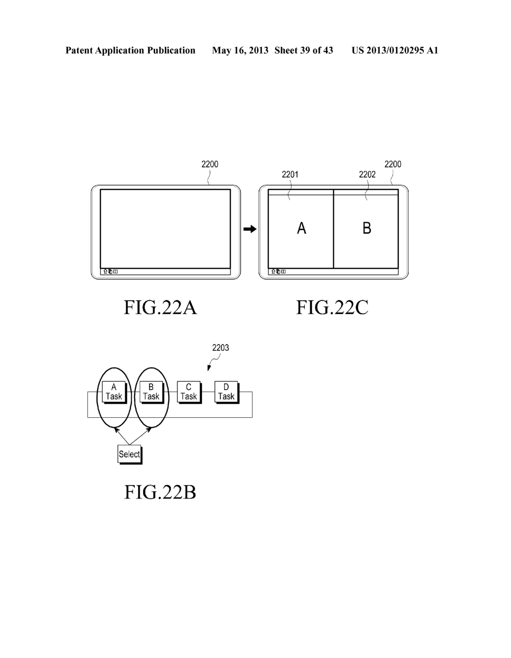 MOBILE DEVICE FOR EXECUTING MULTIPLE APPLICATIONS AND METHOD FOR SAME - diagram, schematic, and image 40