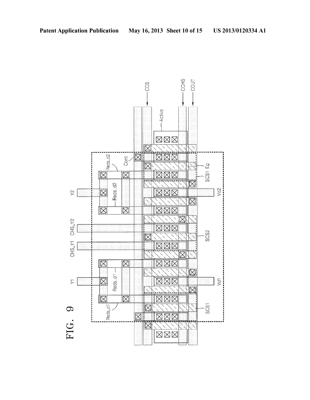 DISPLAY DRIVING DEVICE AND DISPLAY SYSTEM WITH IMPROVED PROTECTION AGAINST     ELECTROSTATIC DISCHARGE - diagram, schematic, and image 11