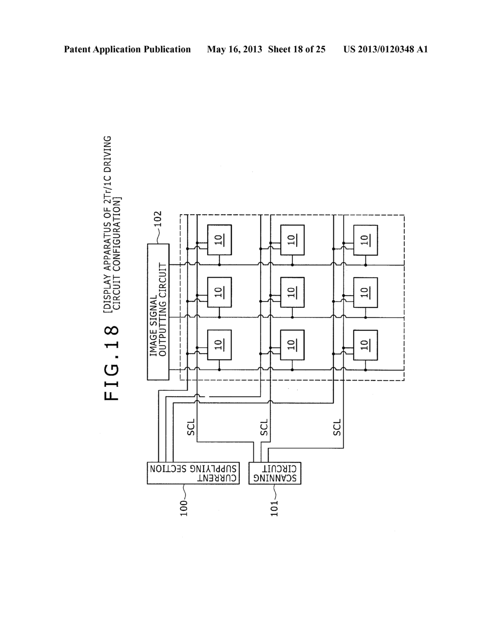 DRIVING METHOD FOR ORGANIC ELECTROLUMINESCENCE LIGHT EMITTING SECTION - diagram, schematic, and image 19