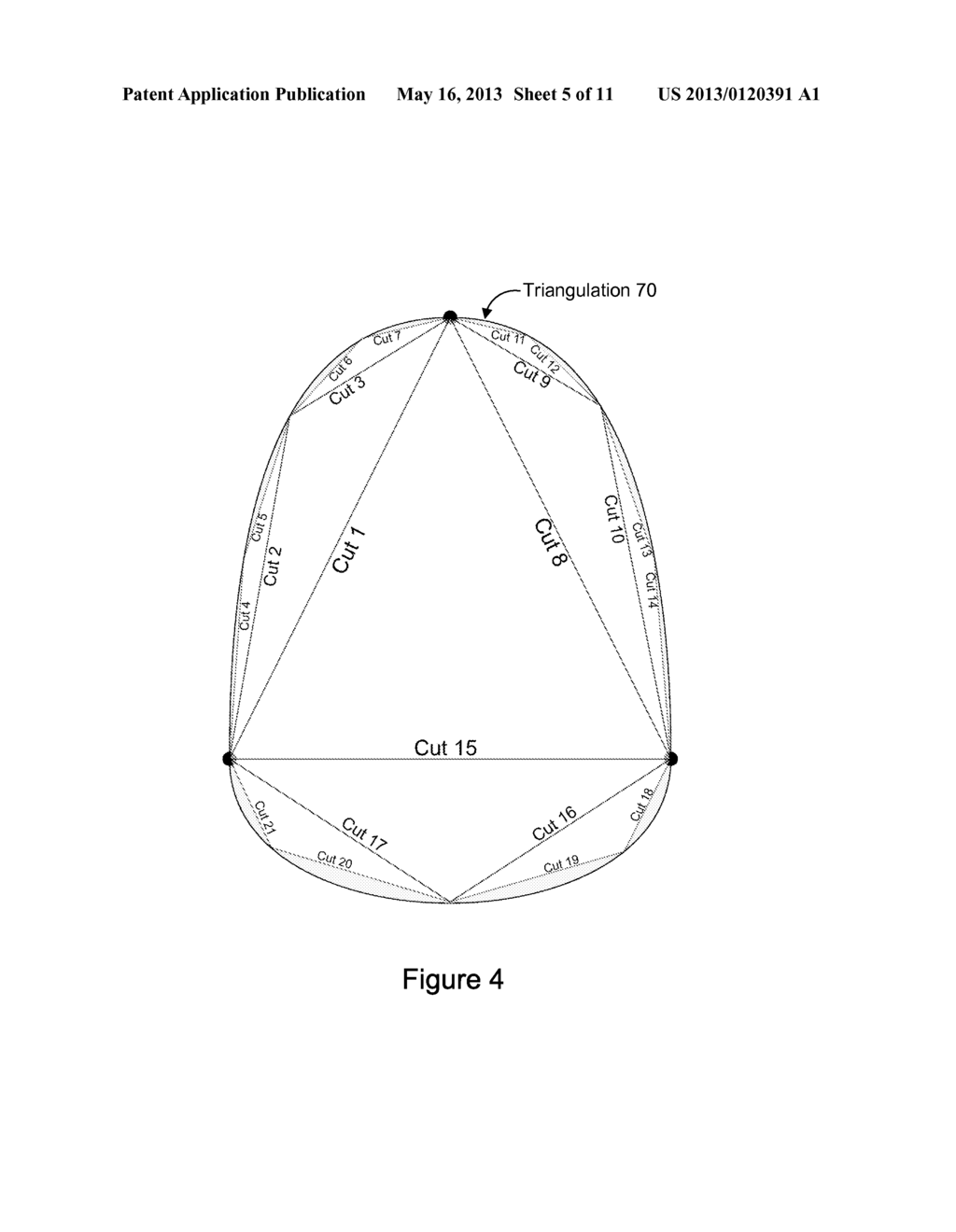 Triangulation for Accelerated Multi-Resolution Rendering of Stroked Paths - diagram, schematic, and image 06