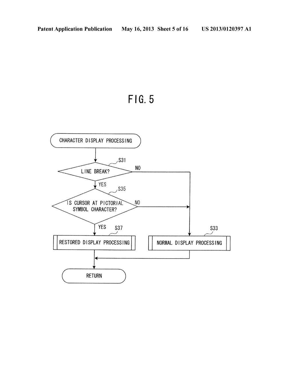 DISPLAY DEVICE AND NON-TRANSITORY COMPUTER-READABLE MEDIUM STORING DISPLAY     CONTROL PROGRAM - diagram, schematic, and image 06