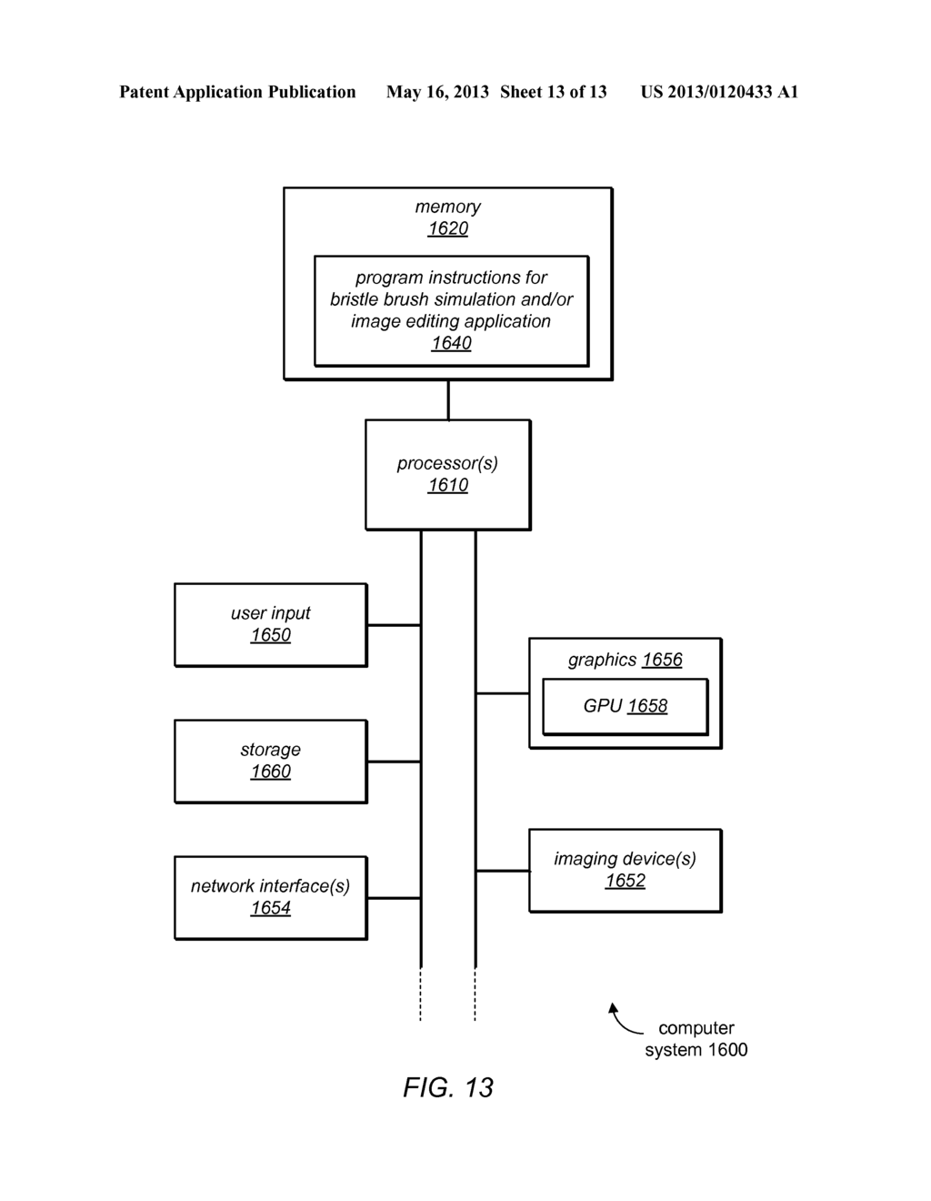 System and Method for Simulation of Brush-Based Painting In a Color Space     That Includes a Fill Channel - diagram, schematic, and image 14