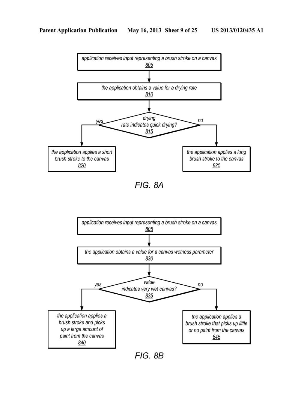 System And Method For Simulating Paint Brush Strokes Using Configurable     Wetness, Drying, And Mixing Parameters - diagram, schematic, and image 10