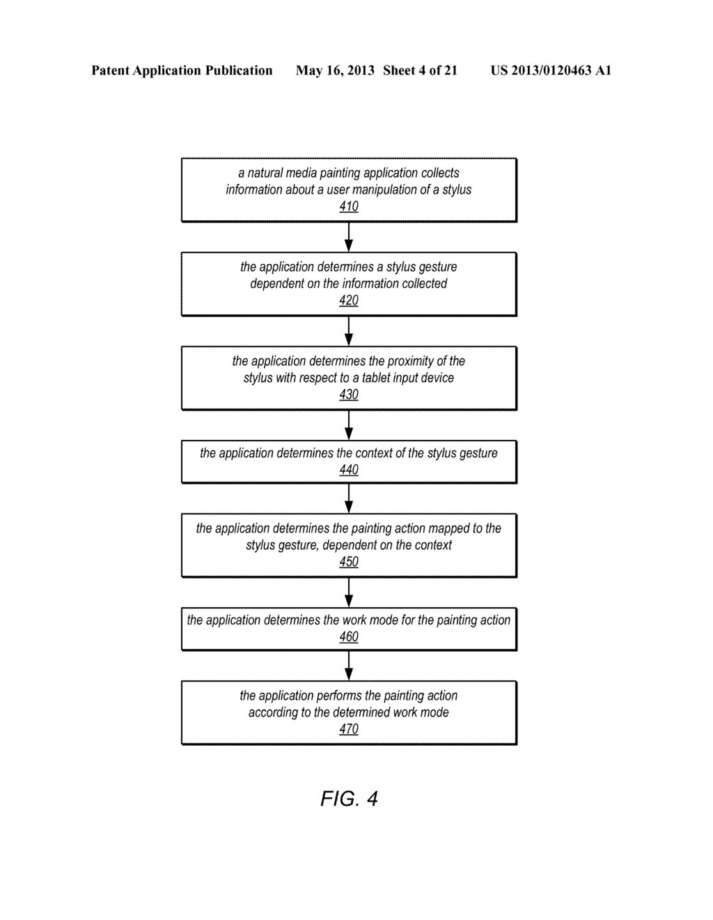 Methods and Apparatus for Natural Media Painting Using Proximity-Based     Tablet Stylus Gestures - diagram, schematic, and image 05