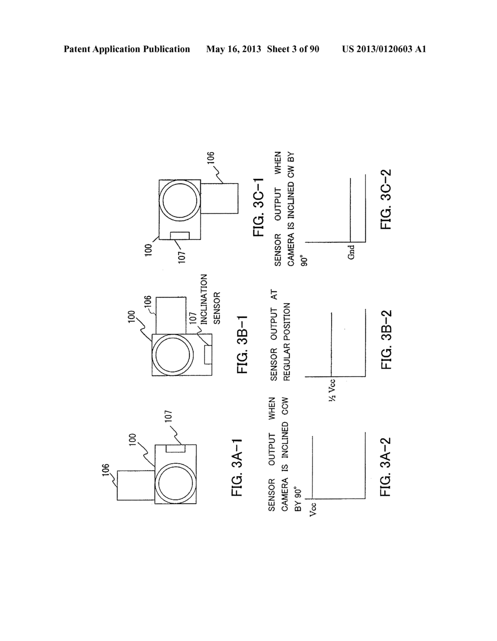 IMAGE PICKUP APPARATUS WITH INCLINATION GUIDE DISPLAY - diagram, schematic, and image 04