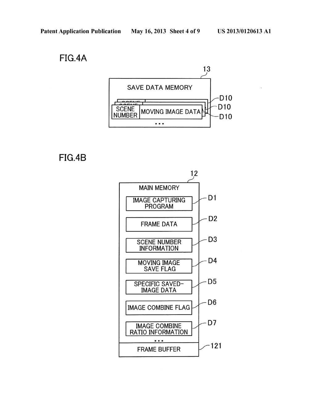 COMPUTER-READABLE STORAGE MEDIUM STORING AN IMAGE CAPTURING PROGRAM, IMAGE     CAPTURING DEVICE, IMAGE CAPTURING SYSTEM, AND IMAGE DISPLAY METHOD - diagram, schematic, and image 05