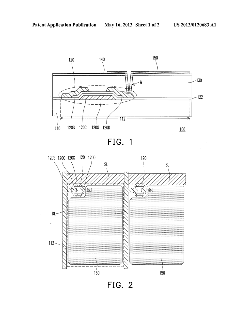 PIXEL STRUCTURE AND DISPLAY PANEL - diagram, schematic, and image 02