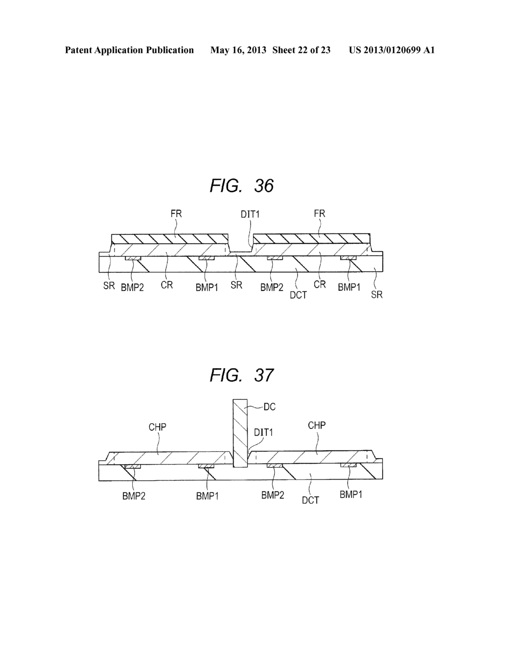 SEMICONDUCTOR DEVICE, METHOD OF MANUFACTURING THE DEVICE, AND LIQUID     CRYSTAL DISPLAY - diagram, schematic, and image 23