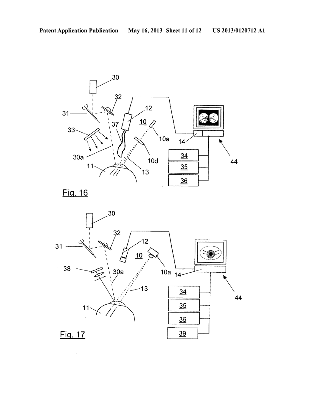 METHOD AND DEVICE FOR DETERMINING THE EYE POSITION - diagram, schematic, and image 12