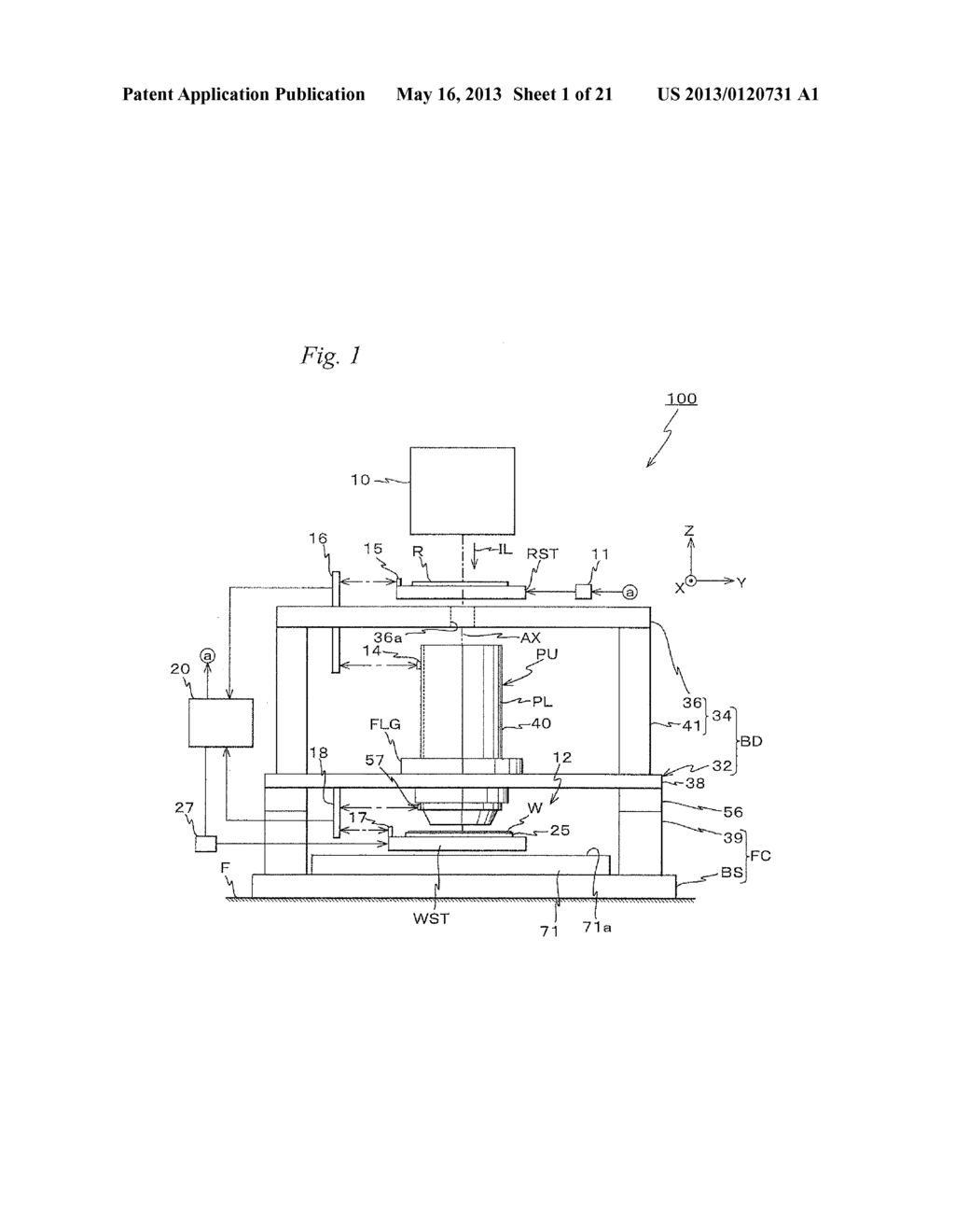 STAGE UNIT, EXPOSURE APPARATUS, AND EXPOSURE METHOD - diagram, schematic, and image 02