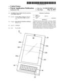 HANDHELD ELECTRONIC DEVICE HAVING A FLEXIBLE DISPLAY diagram and image