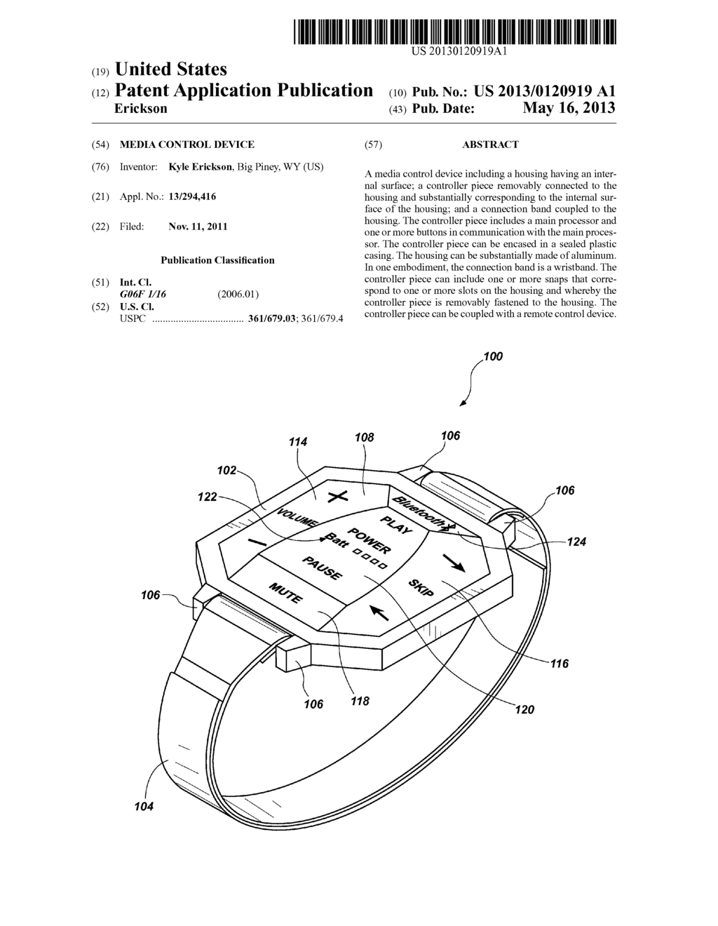 Media Control Device - diagram, schematic, and image 01