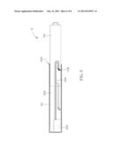 EXTRACTABLE STORAGE APPARATUS FOR ELECTRONIC DEVICES AND ELECTRONIC     EQUIPMENT THEREWITH diagram and image