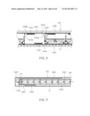 EXTRACTABLE STORAGE APPARATUS FOR ELECTRONIC DEVICES AND ELECTRONIC     EQUIPMENT THEREWITH diagram and image