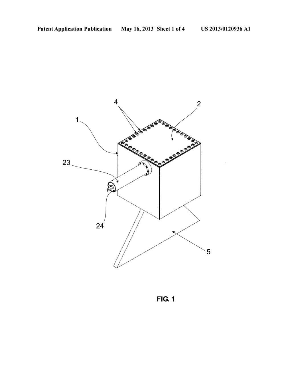 SCANNER PROTECTION CASING AND SYSTEM OF READING THE HEIGHT OF THE PELLET     BED OF GRID CARS INSIDE A GRID FURNACE COMPRISING A SCANNER PROTECTED BY     SAID CASING - diagram, schematic, and image 02