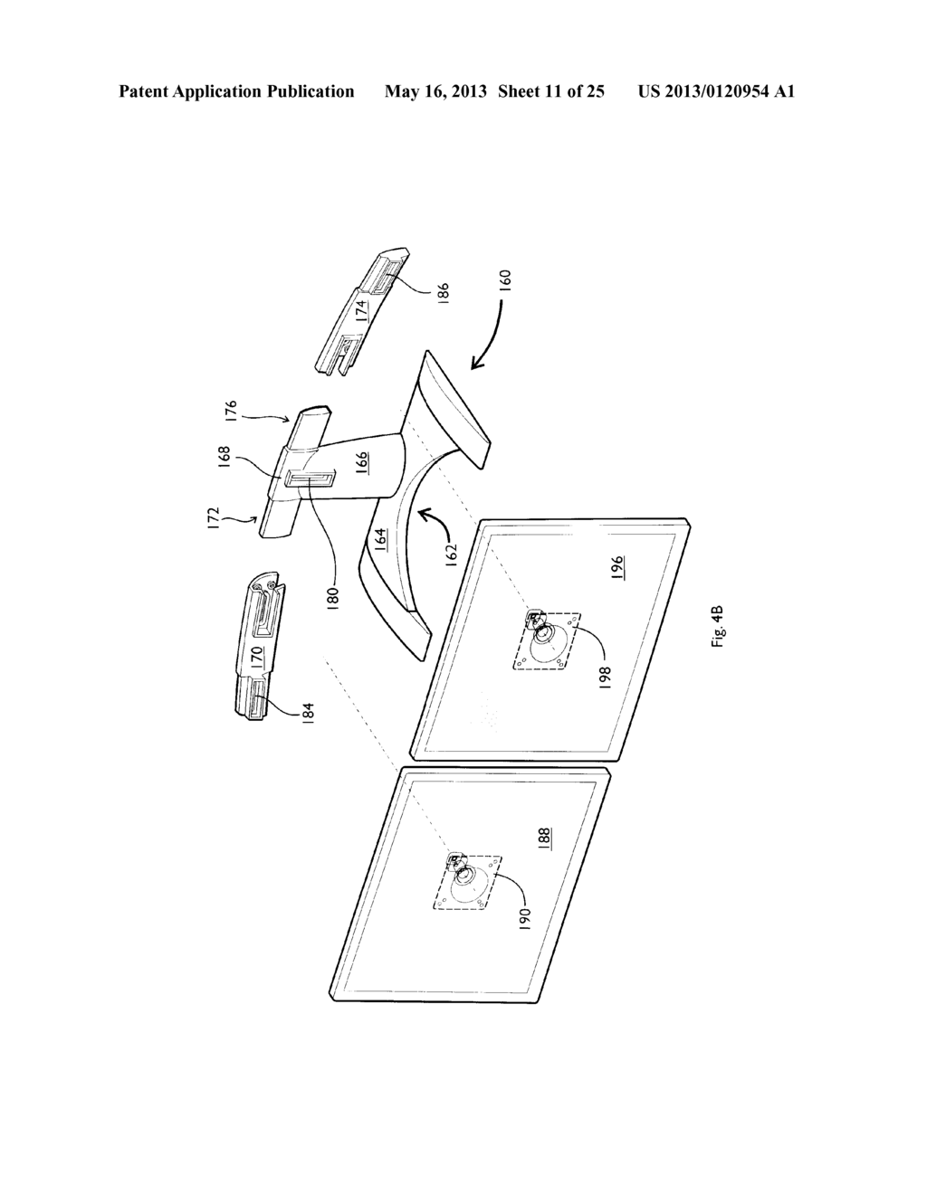 Stand for a Plurality of Electronic Devices - diagram, schematic, and image 12