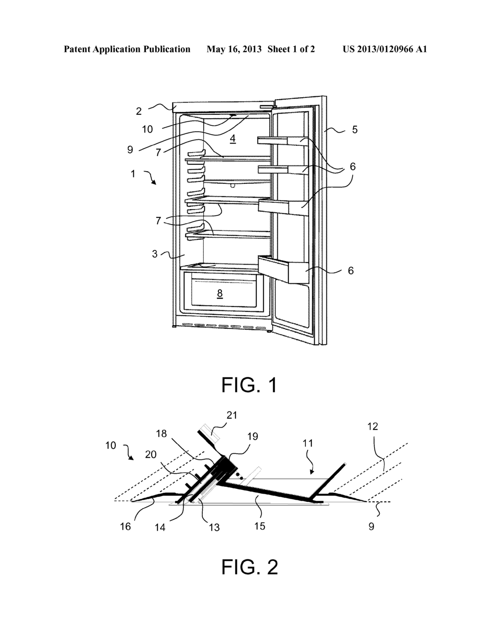 REFRIGERATOR HAVING AN INTERNAL LIGHTING SYSTEM - diagram, schematic, and image 02