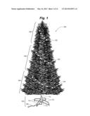 MODULAR LIGHTED TREE diagram and image