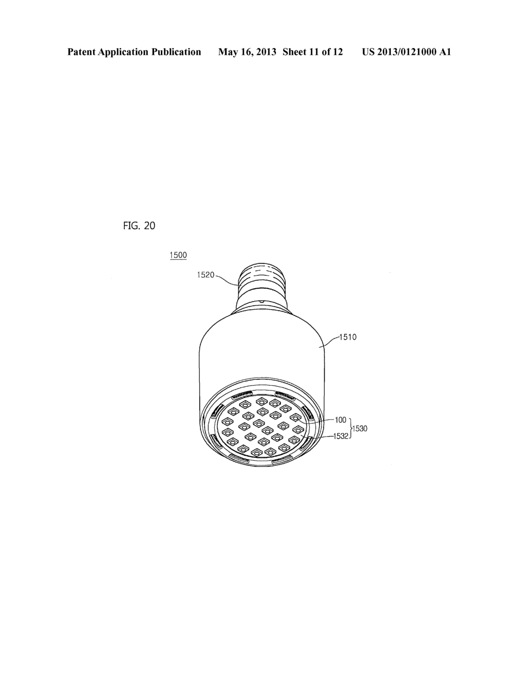 LIGHT EMITTING DEVICE AND LIGHTING APPARATUS HAVING THE SAME - diagram, schematic, and image 12