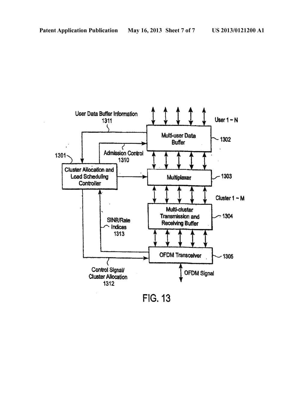 MULTI-CARRIER COMMUNICATIONS WITH ADAPTIVE CLUSTER CONFIGURATION AND     SWITCHING - diagram, schematic, and image 08