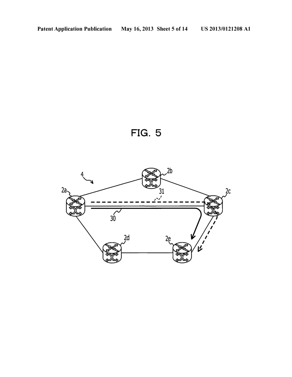 ROUTE DETERMINATION DEVICE, NODE DEVICE, AND ROUTE DETERMINATION METHOD - diagram, schematic, and image 06