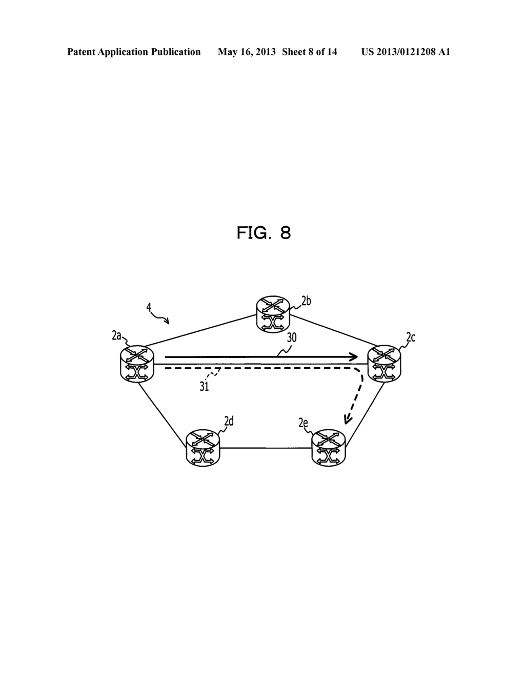 ROUTE DETERMINATION DEVICE, NODE DEVICE, AND ROUTE DETERMINATION METHOD - diagram, schematic, and image 09
