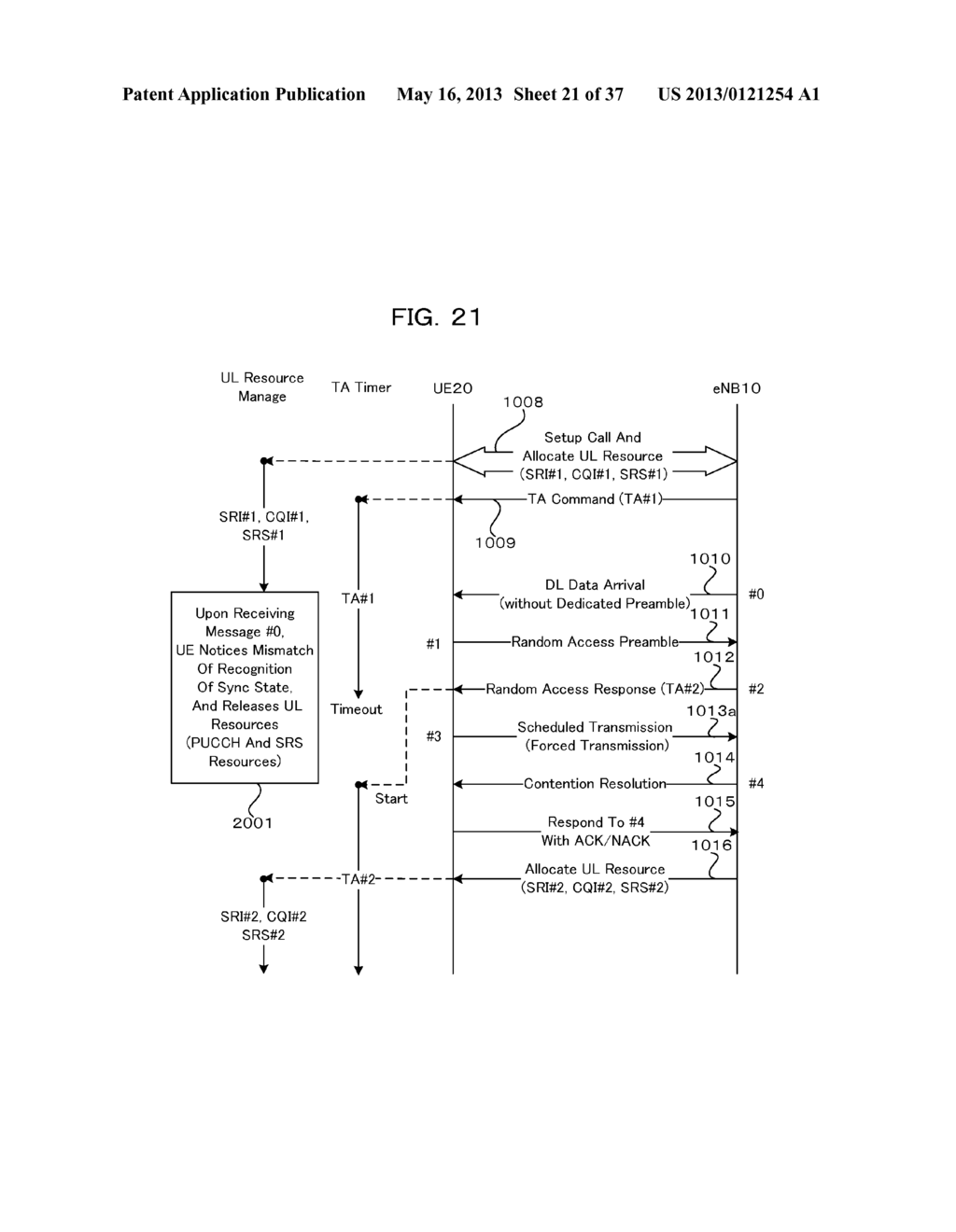 TIMING ADJUSTMENT METHOD, USER EQUIPMENT, BASE STATION, AND MOBILE     COMMUNICATION SYSTEM - diagram, schematic, and image 22