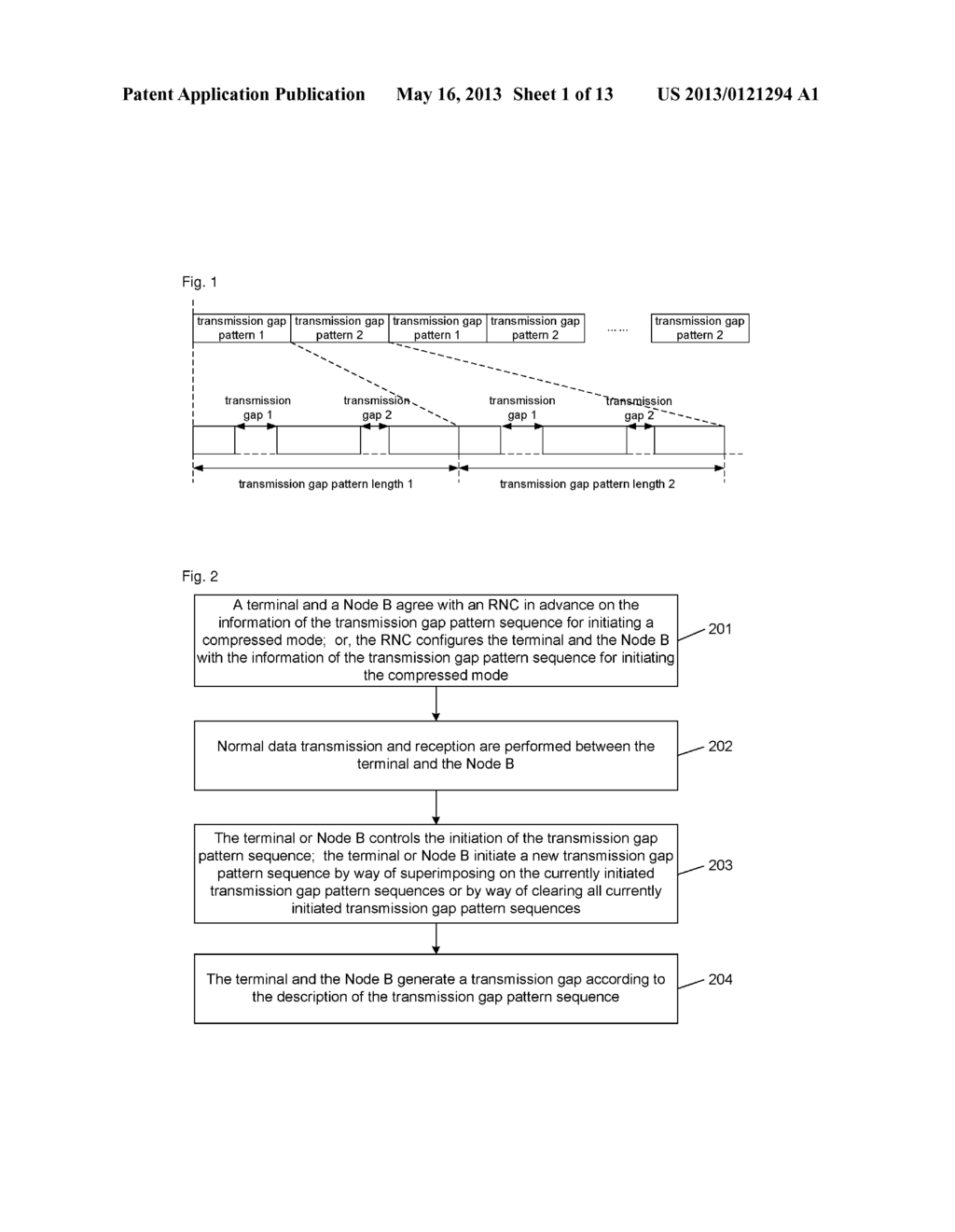 Method and system for processing transmission gap pattern sequence - diagram, schematic, and image 02