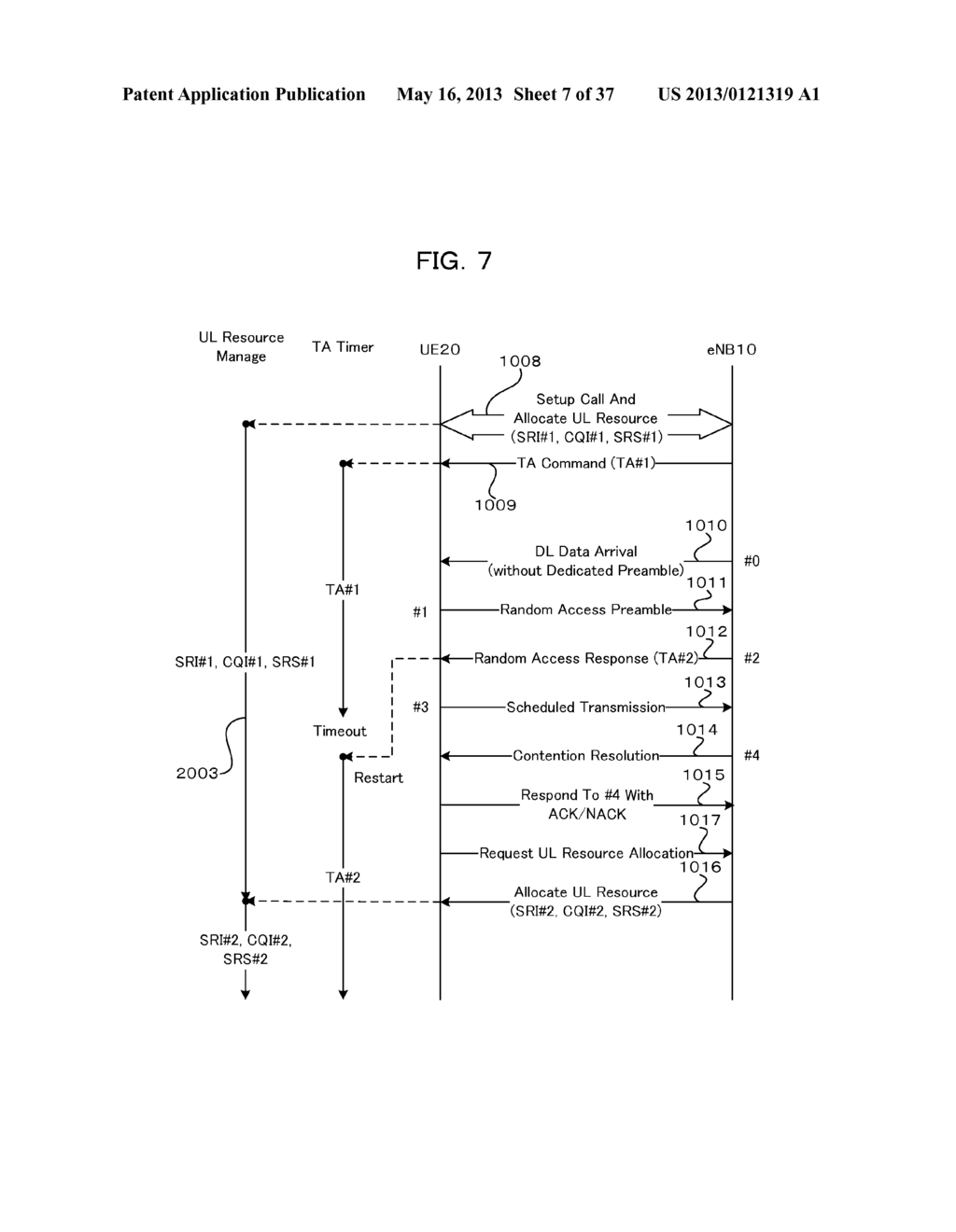 TIMING ADJUSTMENT METHOD, USER EQUIPMENT, BASE STATION, AND MOBILE     COMMUNICATION SYSTEM - diagram, schematic, and image 08