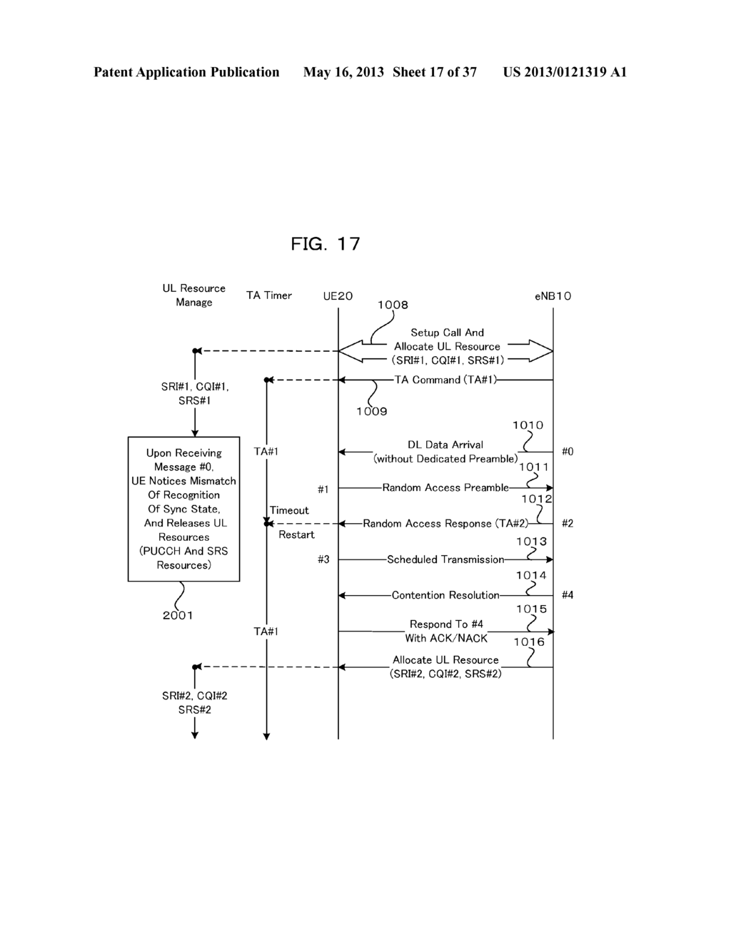 TIMING ADJUSTMENT METHOD, USER EQUIPMENT, BASE STATION, AND MOBILE     COMMUNICATION SYSTEM - diagram, schematic, and image 18