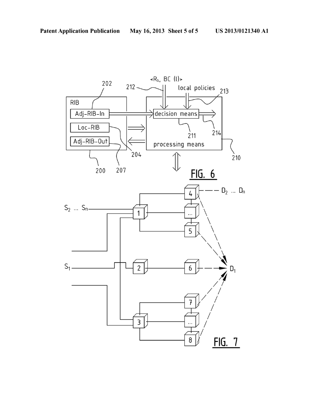 METHOD AND ROUTER FOR IMPROVED UPDATING OF A ROUTING INFORMATION BASE - diagram, schematic, and image 06