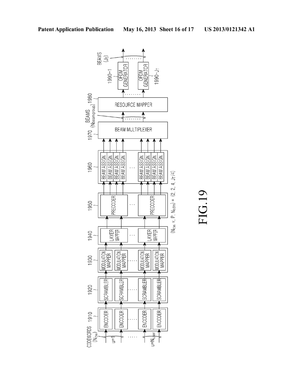 METHOD AND APPARATUS FOR TRANSMITTING AND RECEIVING SIGNALS IN     MULTI-ANTENNA COMMUNICATION SYSTEM - diagram, schematic, and image 17