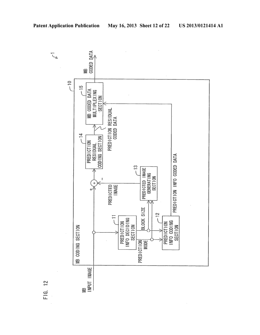 IMAGE INTRA-PREDICTION MODE ESTIMATION DEVICE, IMAGE ENCODING DEVICE,     IMAGE DECODING DEVICE, AND ENCODED IMAGE DATA - diagram, schematic, and image 13