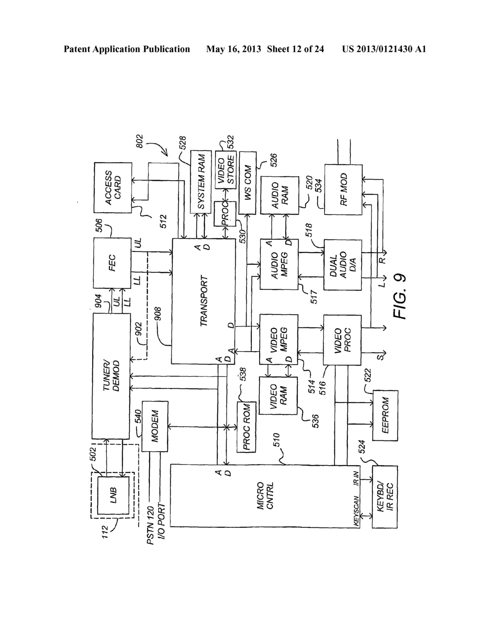 FEEDER LINK CONFIGURATIONS TO SUPPORT LAYERED MODULATION FOR DIGITAL     SIGNALS - diagram, schematic, and image 13