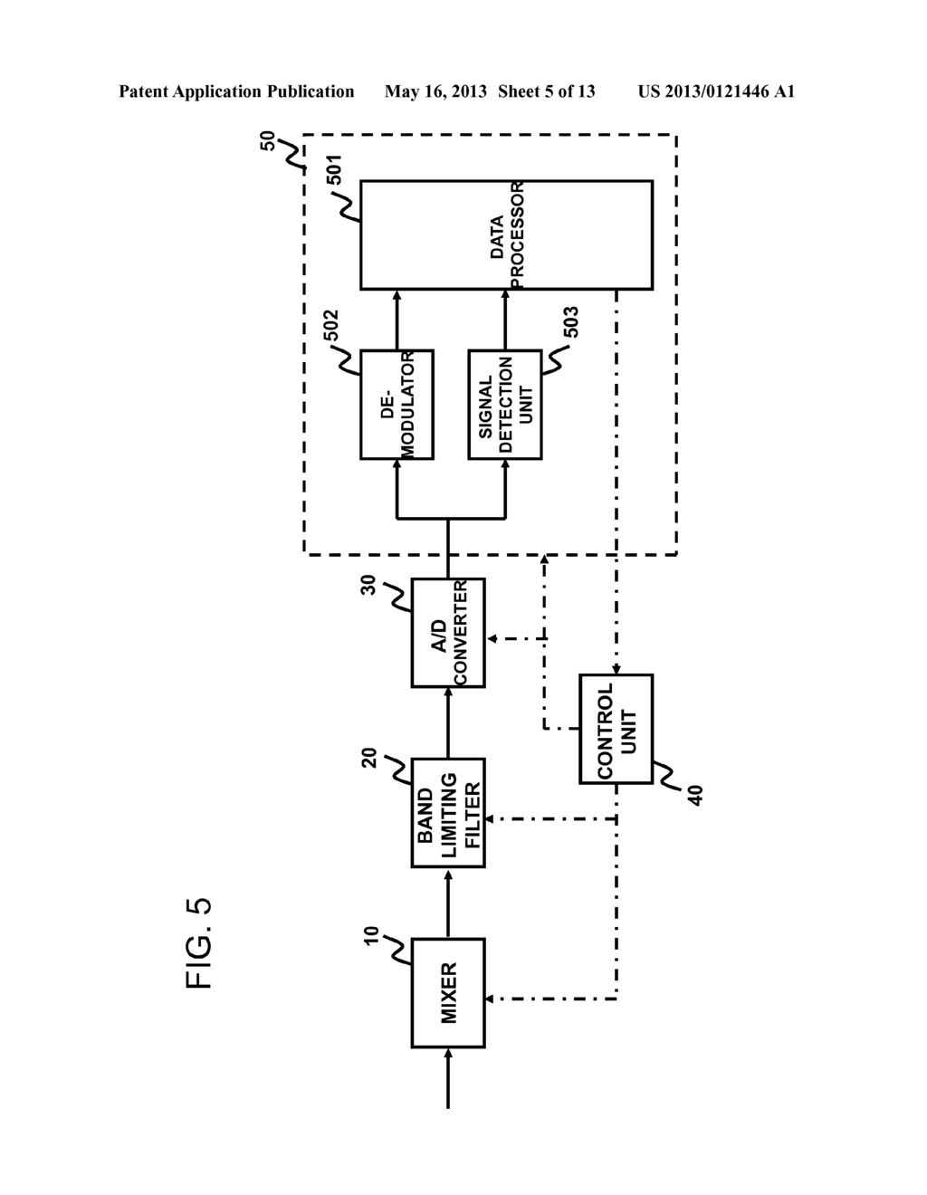 SIGNAL DETECTION DEVICE, METHOD OF CONTROLLING SAME, PROGRAM, AND WIRELESS     COMMUNICATION DEVICE - diagram, schematic, and image 06