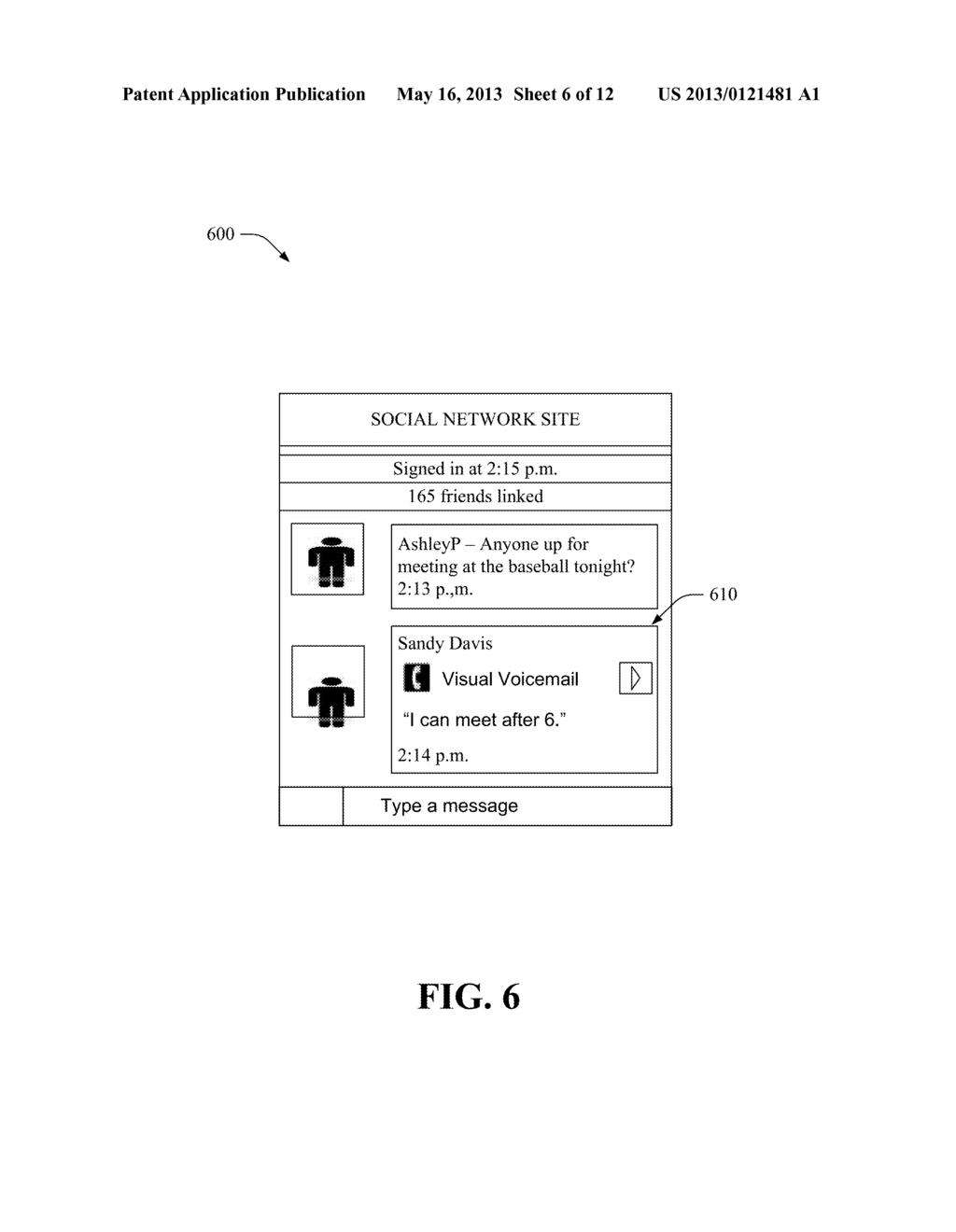 INTEGRATING VISUAL VOICEMAIL WITHIN A THREADED COMMUNICATION ENVIRONMENT - diagram, schematic, and image 07