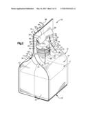 Flexible Container with Handle for Resting on a Flat Surface diagram and image