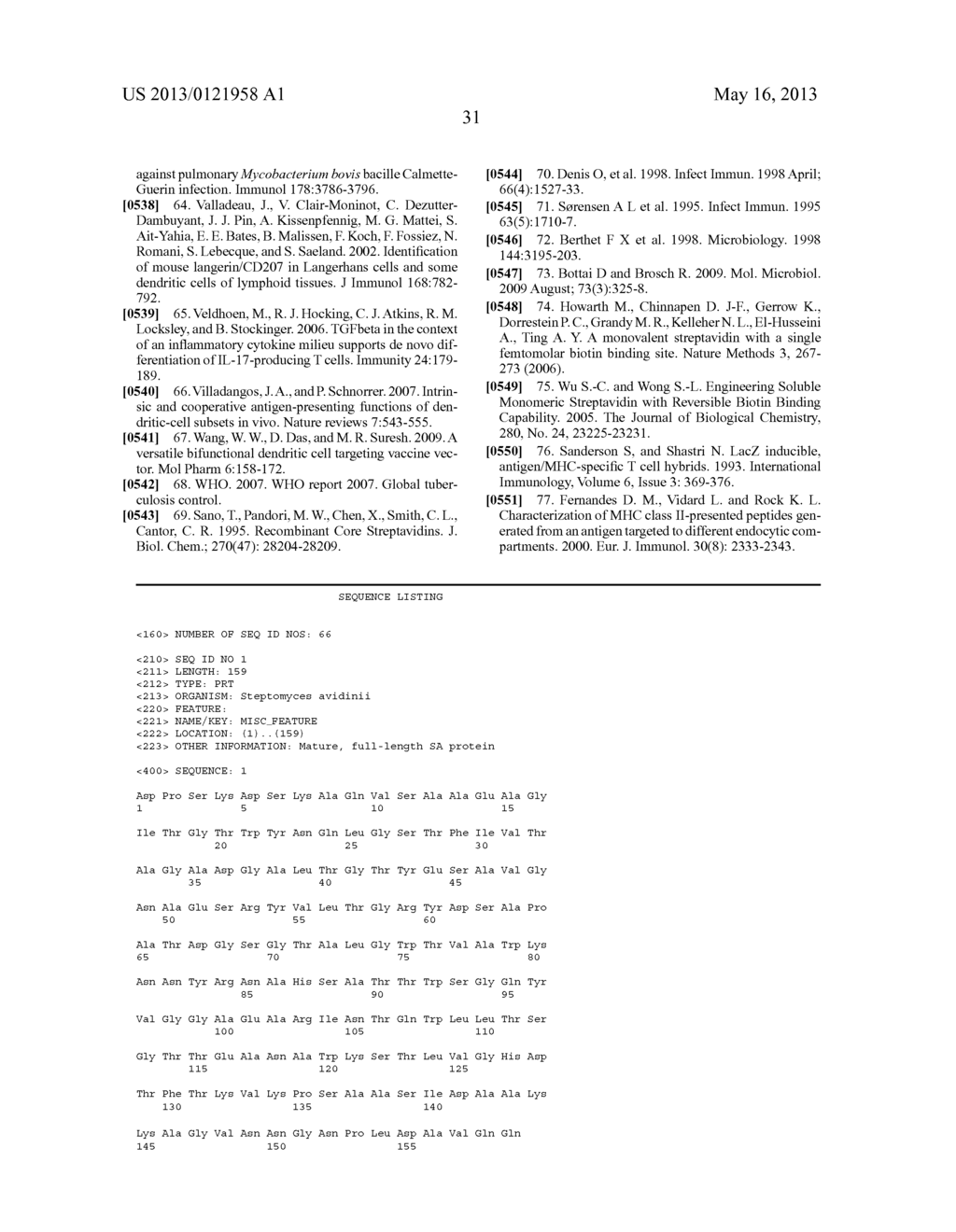 STREPTAVIDIN AND BIOTIN-BASED ANTIGEN DELIVERY SYSTEM - diagram, schematic, and image 62