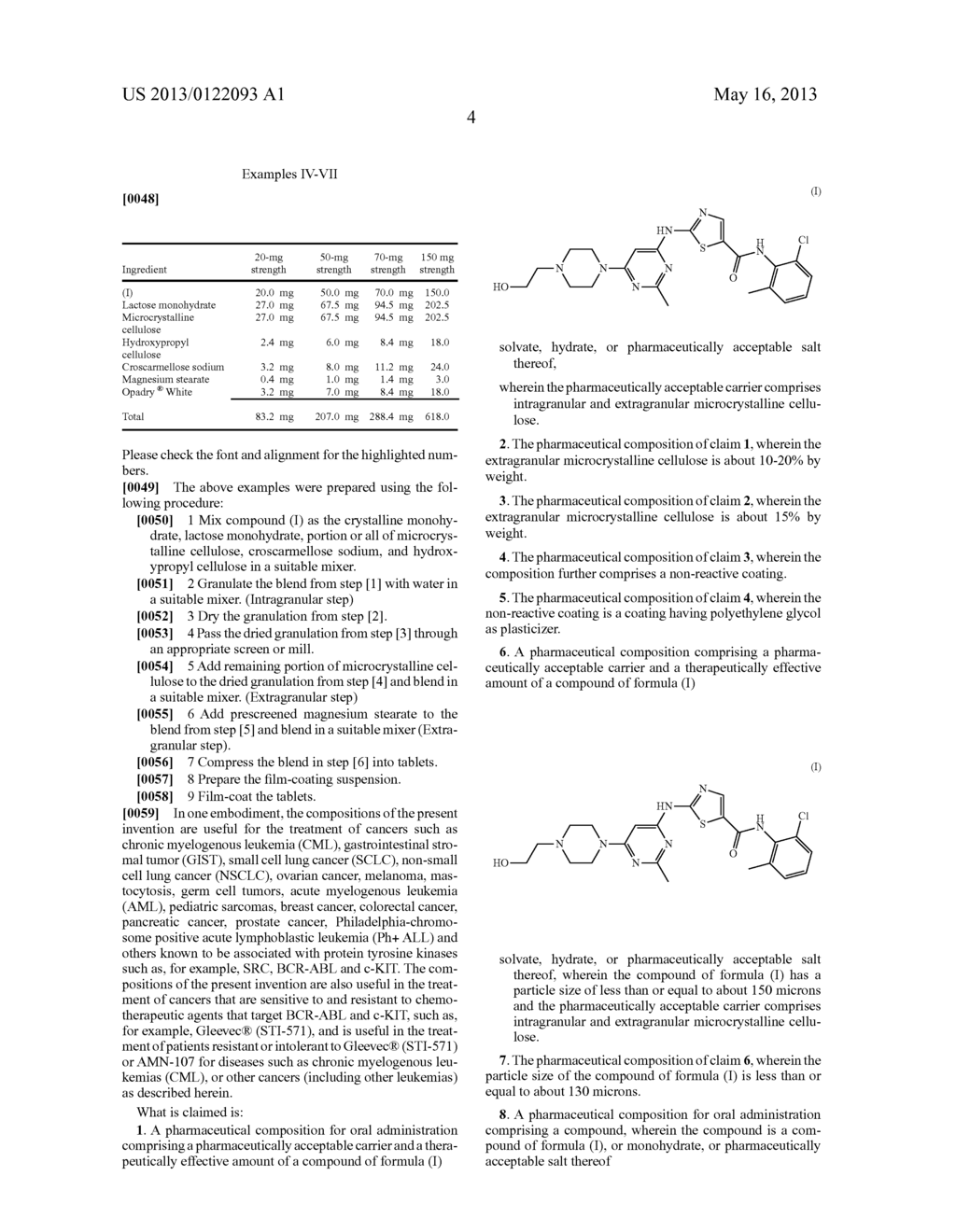 FORMULATIONS OF A SRC/ABL INHIBITOR - diagram, schematic, and image 05
