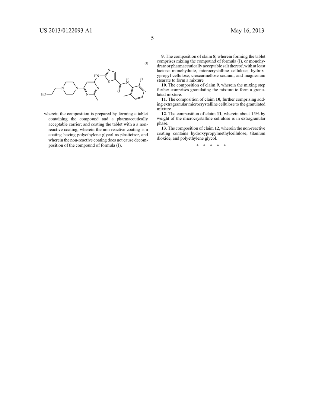 FORMULATIONS OF A SRC/ABL INHIBITOR - diagram, schematic, and image 06